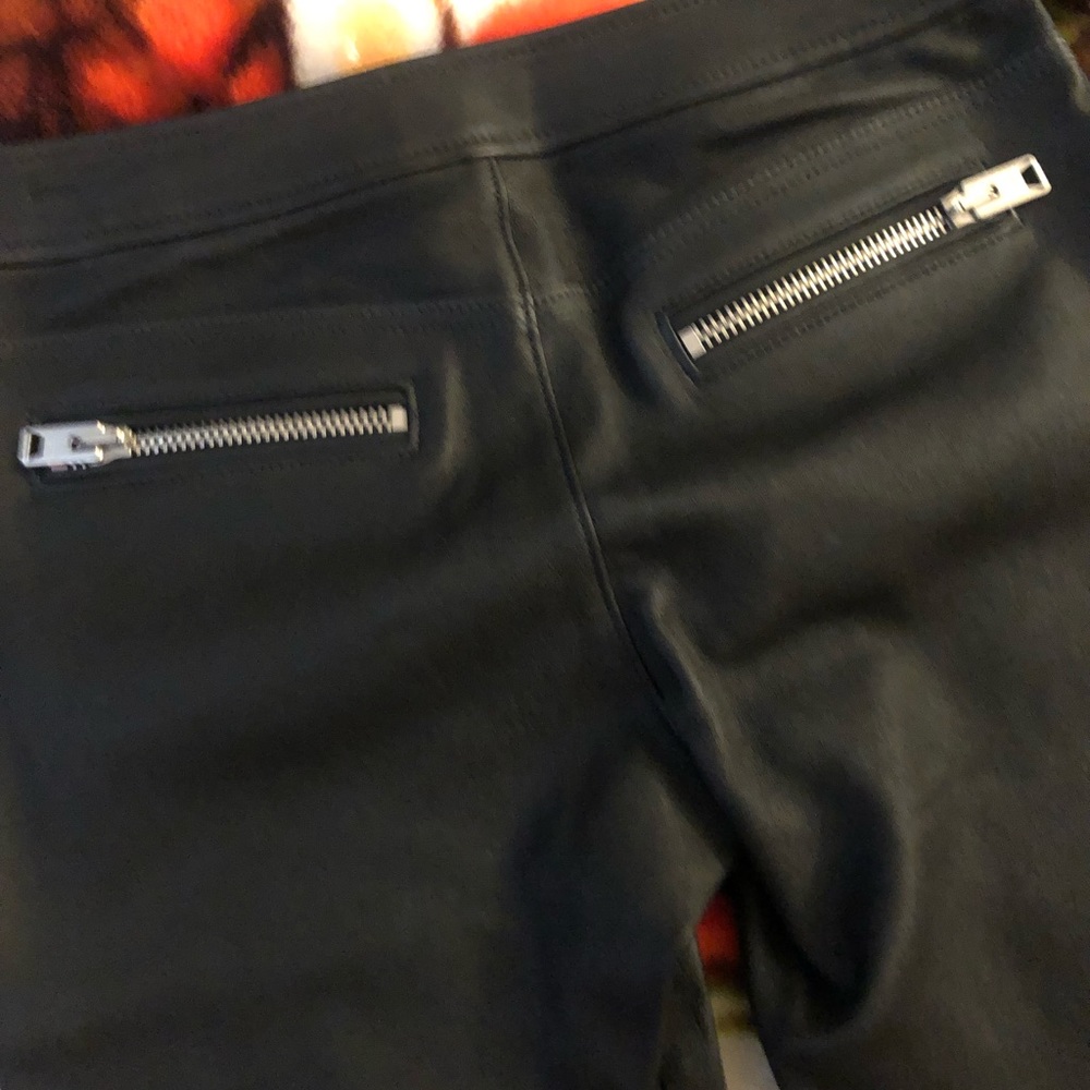 Coach Leather stretch skinny jeans! - Picture 3 of 5